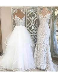 Spaghetti Strap Lace Applique Ivory Organza Beach Wedding Dresses Sheergirl Diy Wedding Dress Detachable Wedding Dress Wedding Dresses Lace