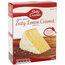 See more ideas about cake mix recipes, cake mix, dessert recipes. Betty Crocker Lemon Coconut Cake Mix 540g Woolworths