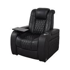 Manaul recliner chair,air leather recliner chair,overstuffed faux leather home theater seating,single reclining sofa for living room and. 77 Off Seatcraft Seatcraft Diamante Home Theater Seating Leather Power Recliner Chairs