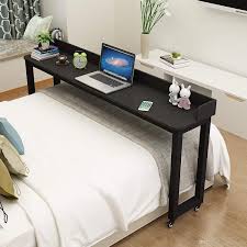 Overbed Table On Wheels Rolling Bed Laptopsinbed Laptop Desk For Bed Bed Table Bed Table On Wheels