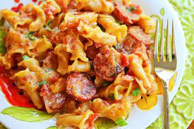 Spicy Sausage Pasta The Best Sausage Pasta Recipe Ever Recipe Spicy Sausage Pasta Sausage Pasta Recipes Pasta Recipes