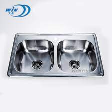 All exterior sides are polished for a luxurious look. Double Bowl Polishing Kitchen Stainless Steel Sinks Rectangular Sink Vanity Twin Bowl Kitchen Basin Wash Bowl Buy Stainless Steel Sinks Kitchen Stainless Steel Sinks Double Bowl Polishing Kitchen Stainless Steel Sinks Product On