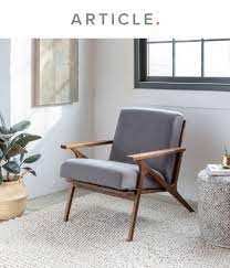 Otio Thunder Gray Walnut Lounge Chair Living Room Inspo Home Living Room Living Room Style