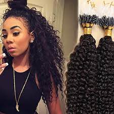 The micro rings attachments being tiny, they are virtually undetectable, can be blended naturally with your own hair. Luffywig Loose Curly Micro Loop Human Hair Extensions Natural Black Color 1g Strands 100pcs 10a Indian Virgin Human Hair Micro Loop Ring Hair Extensions 20 Inch Buy Online In Bulgaria At Bulgaria Desertcart Com Productid