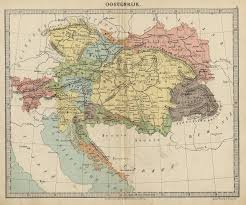 Engelstalige staatkundige kaart van oostenrijk met veel informatie. Oostenrijk Een Antieke Kaart Van Oostenrijk Hongarije Door Emrik Binger Uit 1872