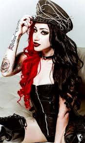 Victim To Creep Goth Girls New Years Day Band Ashley Costello