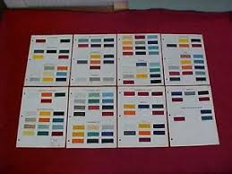 Details About 1965 Chevrolet Ford International Mack Truck Paint Chips Color Chart Brochure 65