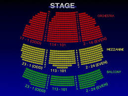20 New York City Theater Seating Charts Pictures And Ideas