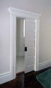 A french interior door lets the light flow between rooms. Pocket Door Space Saver I Would Love This For The Doorway Between The Music Room And Back H Pocket Door Installation Pocket Door Frame Sliding Doors Interior