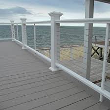 Azek rail custom rail packs are available in 10', 8' and 6' lengths. 48 Pack Swage Lag Screws Left Right For 1 8 Cable Railing Kit T316 Stainless Steel Stair Deck Railing Wood Post Of Cable Railing Kit Decking Railing Hardware Diy Baluster Kit