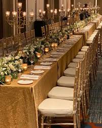 our gold tiffany chairs adorned these beautiful long tables at the shangri la mangalasootra rentals gold tiffany chairs wooden make