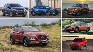 2018 hyundai kona vs hr v vs soul vs c hr vs crosstrek vs