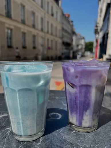 Ube vs Spiruline en Latte #lacour