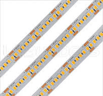 Tira de luces LED Flexible de alta densidad, 10mm de ancho, SMD 2835 24v  240 LED por metro CRI80 CRI 90, blanco cálido