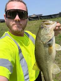Night fishing with a frog...