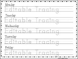 To get your own free name tracing printable just click here and follow the prompts! Free Editable Name Tracing Worksheet 5 Day Made By Teachers Name Tracing Worksheets Name Tracing Tracing Worksheets