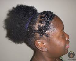 Check spelling or type a new query. Natural Hairstyle Connected Rubber Band Twists With Puff