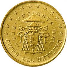 2020 vaticano 50 centesimi di euro in coincard n° 11. Vatican 50 Cent 2005 Eur4035
