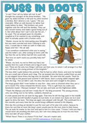 Bleaker variations tell a completely different story, however, with implications. Puss In Boots Esl Reading Comprehension Worksheets