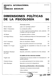 Ciaf leasing launched on june 16, 2009 at the paris air show. Dimensiones Politicas De La Psicologia Unesdoc