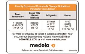 breastmilk storage guidelines magnet medela