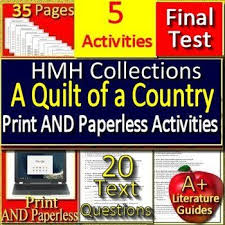 Real numbers are either rational numbers or irrational numbers. Print And Go And Paperless Grade 9 Hmh A Quilt Of A Country By Anna Quindlen For Use With Or Without T Passage Writing Vocabulary Activities Teacher Guides