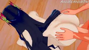 Ignite your passions with Demon Slayer porn featuring shemale dominance and hot action