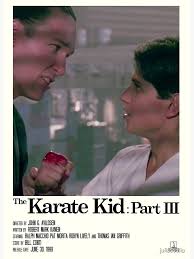 Lámina rígida for Sale con la obra «Póster de fan de "Sangre" de Karate Kid  Parte 3» de juliacoolia