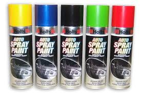 Holts Auto Spray Paint Colour Chart