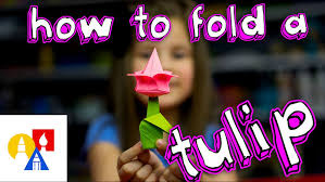 Learn How To Make Tulip Using Paper