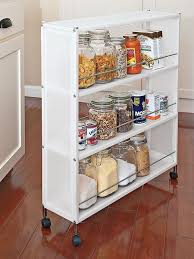 Slim Frosted Rolling Shelves Portable Cabinet Solutions Kitchen Interior Home Decor Interior Design Kitchen