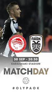 Olympiacos played against paok in 1 matches this season. Paok Fc In English On Twitter It S Matchday Greece Superleague 5 Olympiakos Paok Fc 20 30 Utc 2 Karaiskaki Stadium Paok Paokfc Olypaok Https T Co Sxylm3mcxr