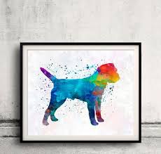 Voir plus d'idées sur le thème chien, animaux, cairn terrier. Border Terrier In Aquarell 01 Fine Art Print Glicee Poster Etsy
