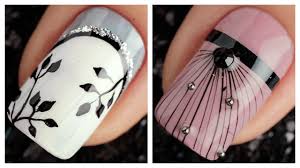 Easy abstract nail art design using ombre brush. Cute Nail Art Design 2019 Compilation Simple Nails Art Ideas Compilation 94 Youtube