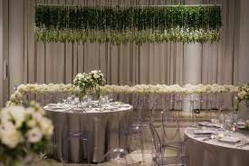 Take the time to admire these pretty hanging flowers and make it come sooner! Hanging Floral Chandelier Chez Chicago Wedding Venue