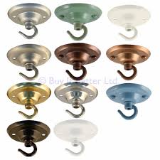 Ceiling Rose Hook Plate Light Fitting Chandelier 75mm Diameter Choose Colour Ebay Light Fittings Ceiling Rose Light Switch Plate Cover