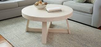 Rectangular vs. Round Coffee Tables – Plank+Beam