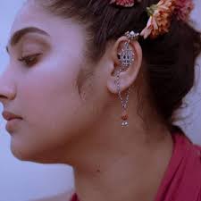 Dainty Emerald CZ Pear F136 Titanium 16G 18g Push Pin Flat Back Vertical  Helix Piercing, Vertical Rook Piercing, Hidden Rook