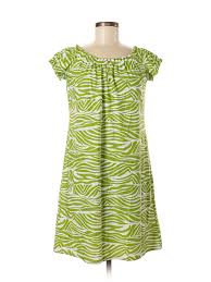 Details About Jude Connally Women Green Casual Dress Med