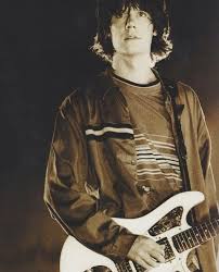 JOHN SQUIRE with The Stone Roses in The Big Top, Glasgow Green, 1990. © Ian  Tilton #johnsquire #TheStoneRoses