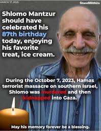 Day 528. Today would have been Shlomo Mantzur's 87th birthday. But