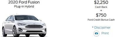 The program was extended in december, 2020 and rebates are for. Ford Fusion Discount Offers 3 000 Cash In June 2020