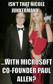 1 professional tennis player and a member of the. Johnny Vedmore On Twitter This Picture Of Nicole Junkermann With Late Microsoft Co Founder Paul Allen Should Also Be Put On The List Of Things To Look At Today She Had Some Very