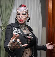 The history of body modification goes back to ancient times, of course, and isnt just a product of todays medical/surgical advancements. Maria Jose Cristerna Wikipedia