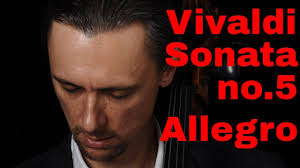 Vivaldi Sonata no 5 Allegro Suzuki Book 5 Fast and Slow Tempo