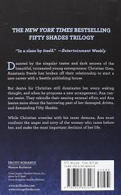 This is why i like control. Fifty Shades Trilogy Fifty Shades Of Grey Fifty Shades Darker Fifty Shades Freed E L James 9780345804044 Amazon Com Books