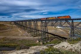 Industrial History: 1899 BNSF/GN Cut Bank Trestle over Cut Bank Creek at Cut  Bank, MT