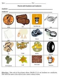 Heat And Temperature Unit Practice With Insulators And Conductors Worksheet In 2020 Insulators And Conductors Class Assessment Worksheets
