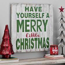 Merry christmas sign, have yourself a merry little christmas sign, winter decor, christmas decor, tree sign, holiday decor, rustic holiday. A Merry Little Christmas Barnwood Sign Kirklands