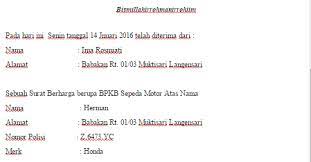 Surat pernyataan kehilangan tanda terima ijazah. Contoh Surat Tanda Terima Jaminan Yang Legal
